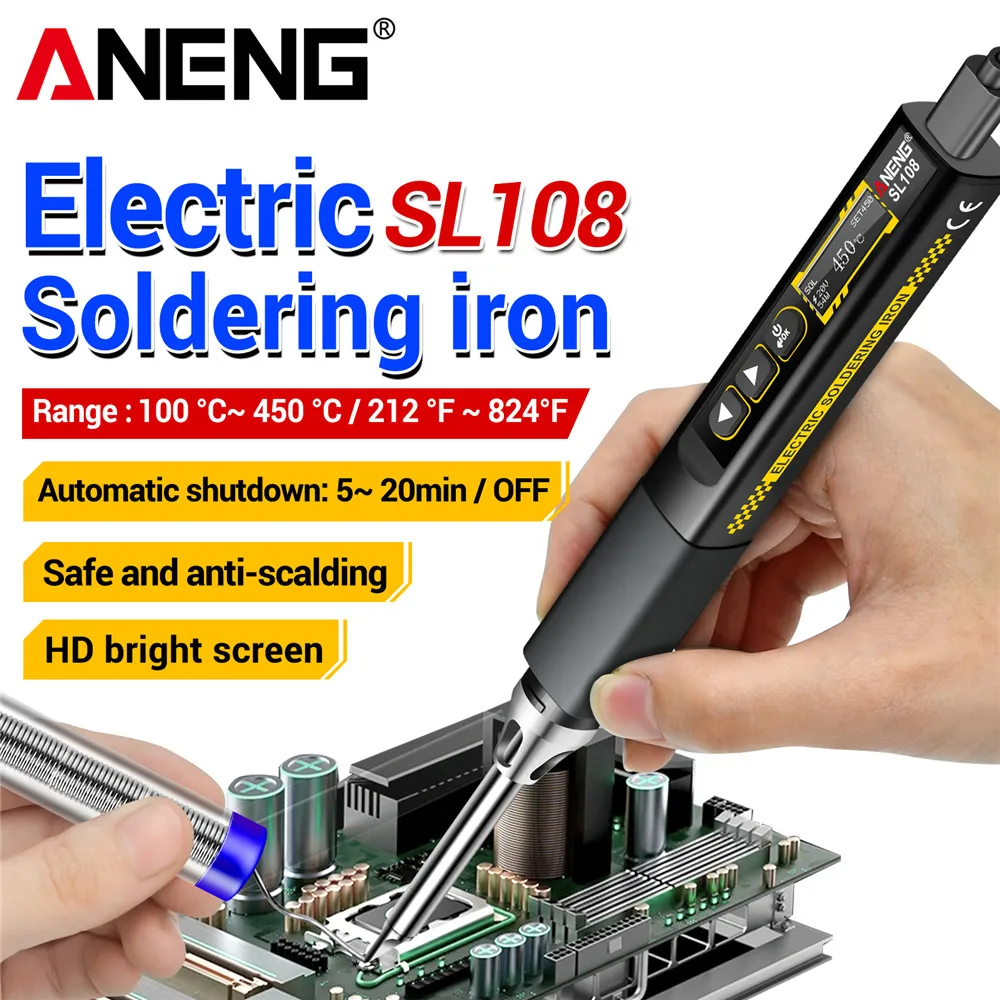 Tools Qc - Ferro de Solda Elétrico ANENG SL108