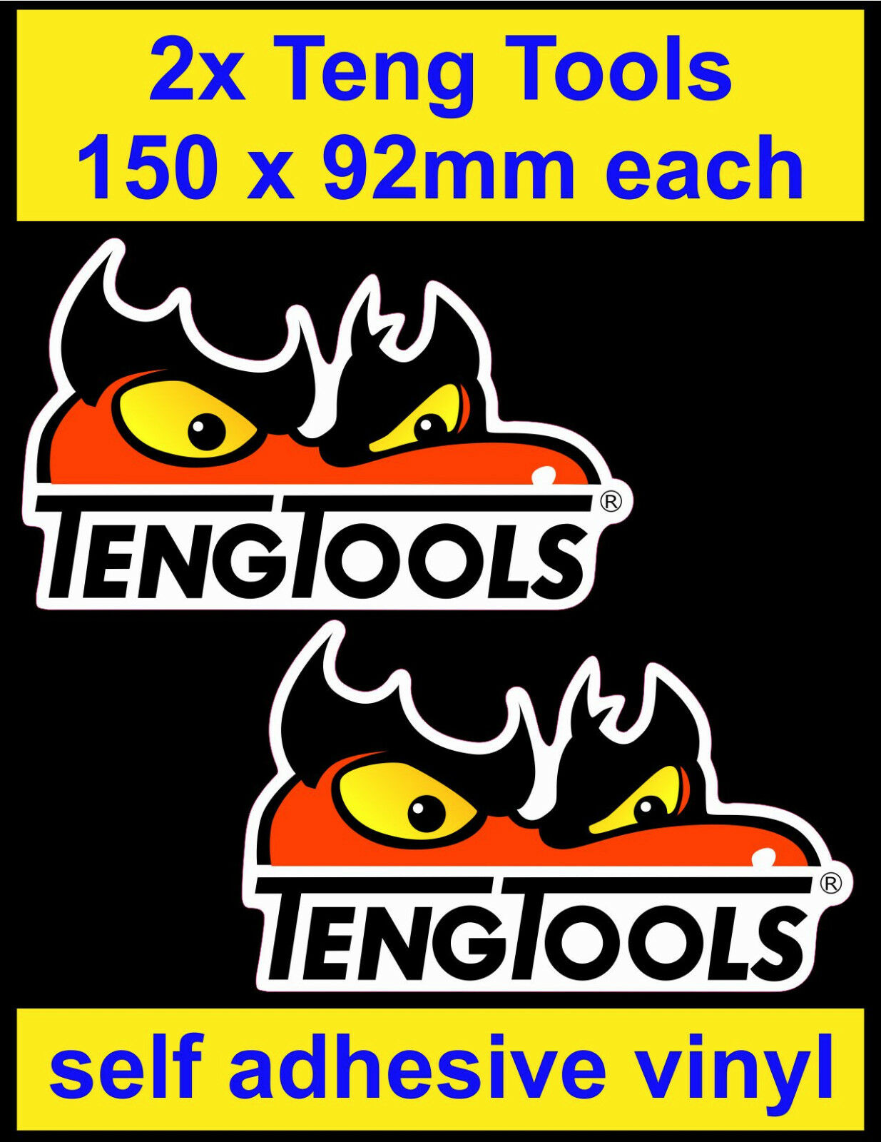 Workshop Tools Logo - Para 2 teng ferramentas patrocinador adesivos