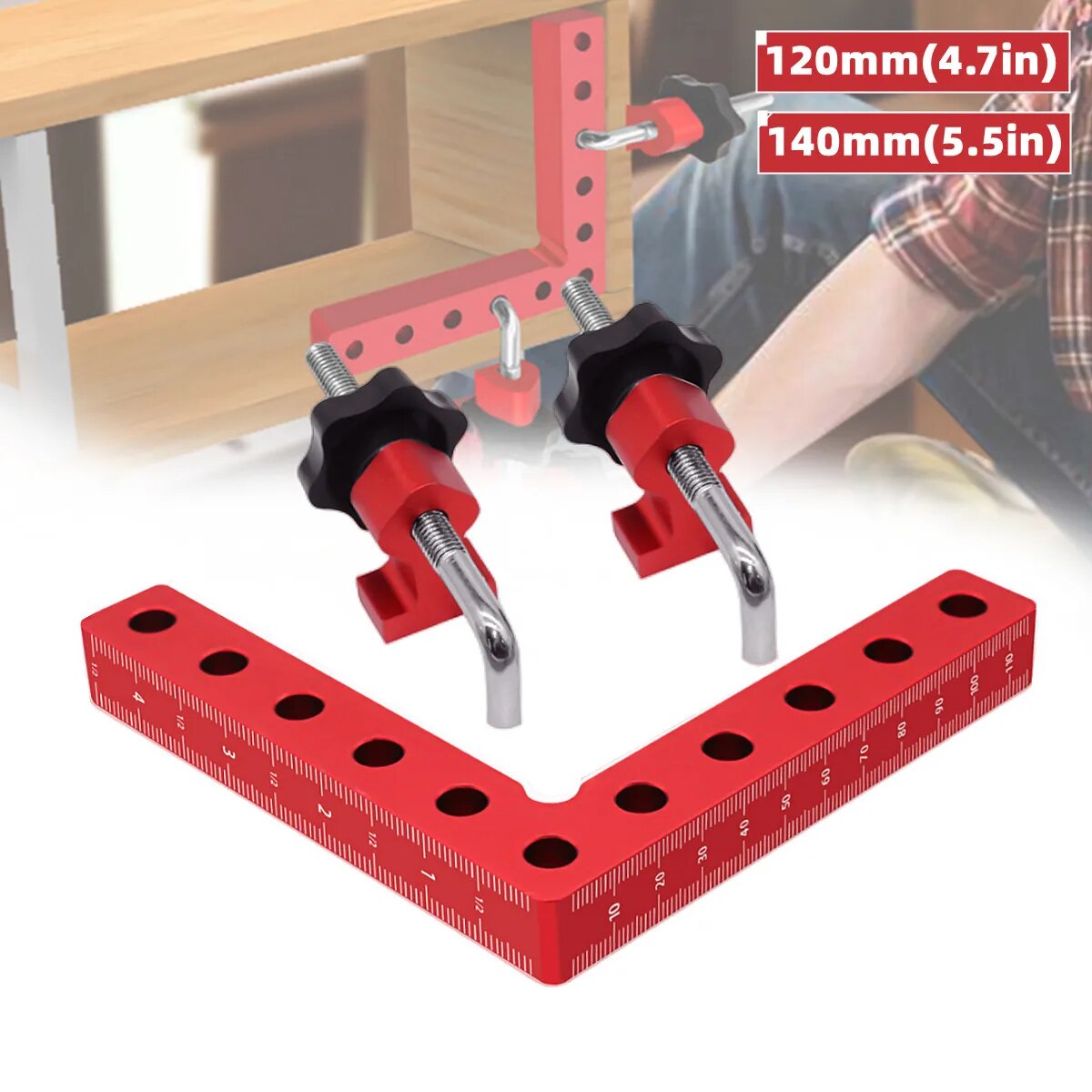 Angle Clamp 90 - Conjunto de 1 Esquadro de Posicionamento