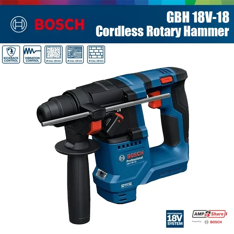 Power Tools For Workshop - Martelo Rotativo Sem Fio Bosch GBH
