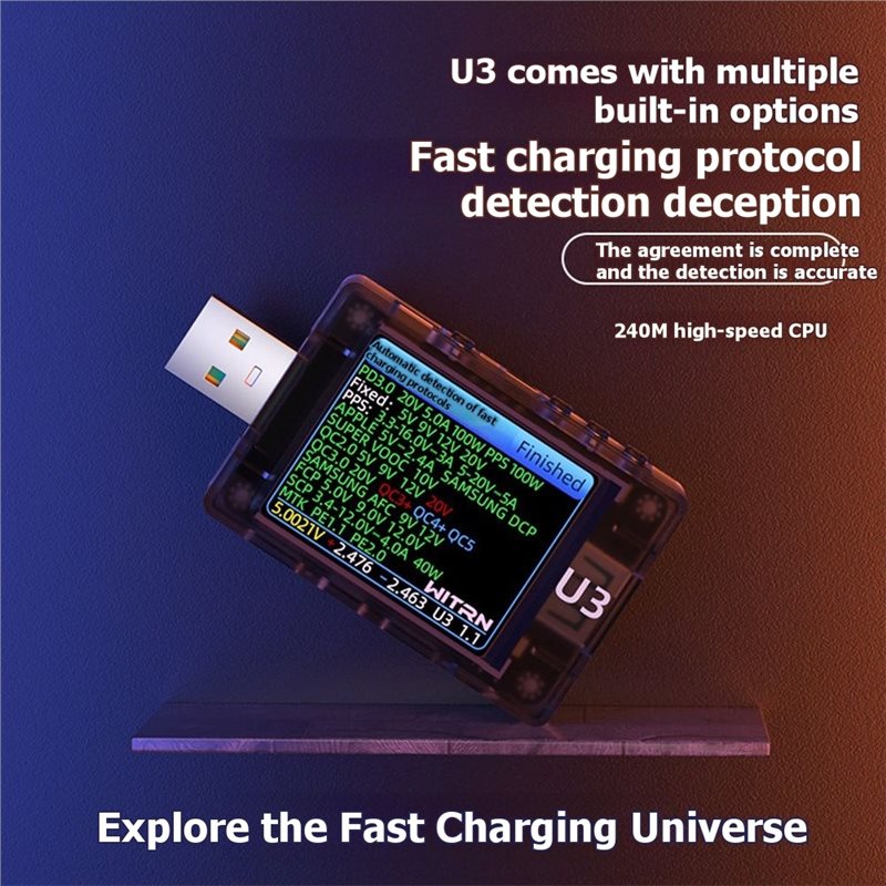 Testador USB AB41 U3 3.1 PD De - Tools Qc avaliação e preço