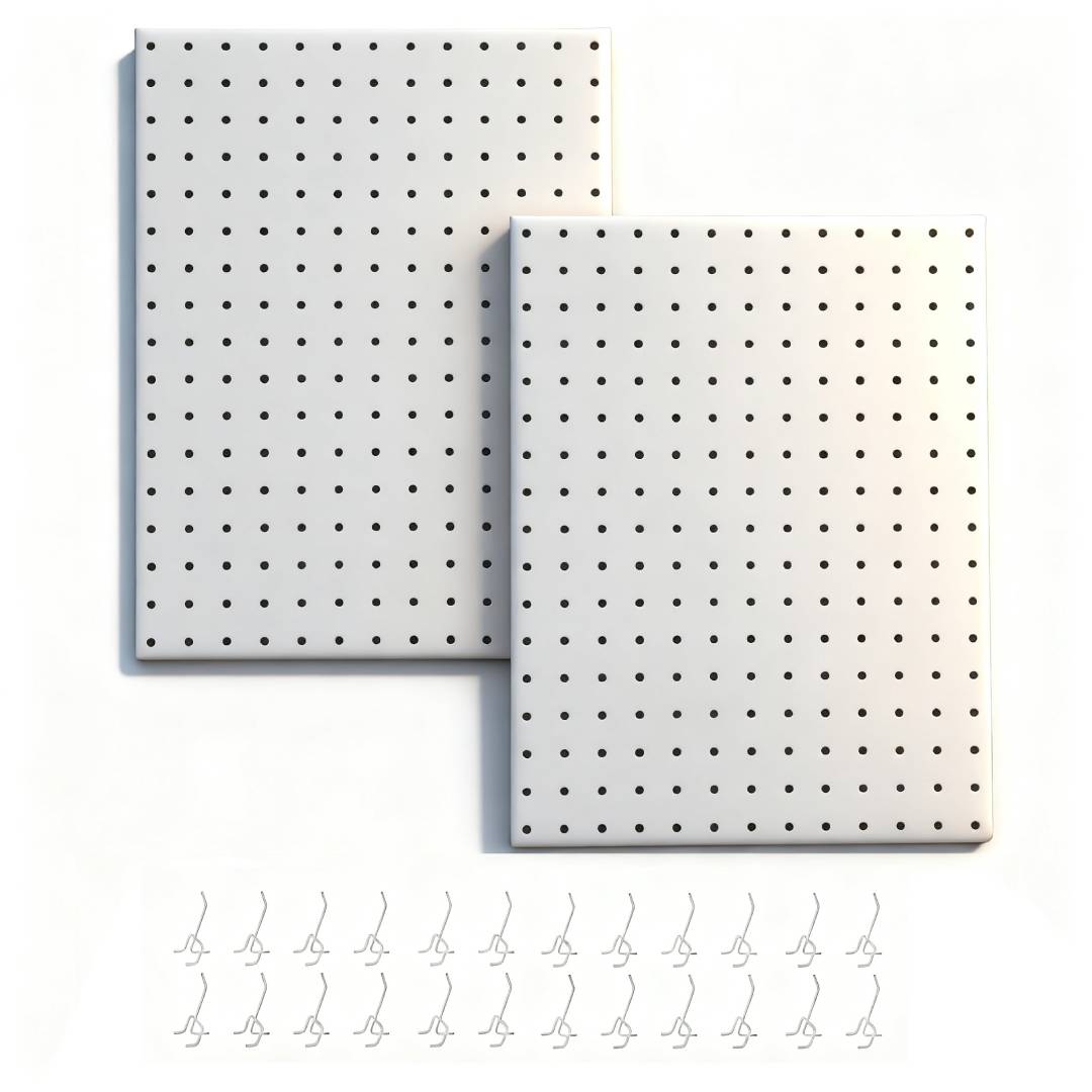 Pegboard de metal, 2 painéis + - Workshop Tools Hanger avaliação e preço