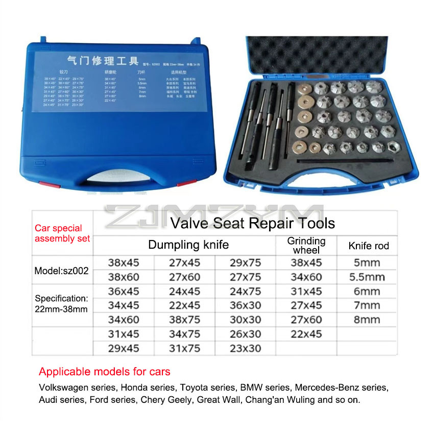 Conjunto de reamer de assento  - Workshop Tools Automotive avaliação e preço