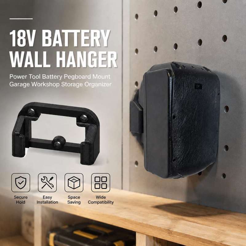 Suporte de Parede para Bateria - Workshop Tools Hanger avaliação e preço