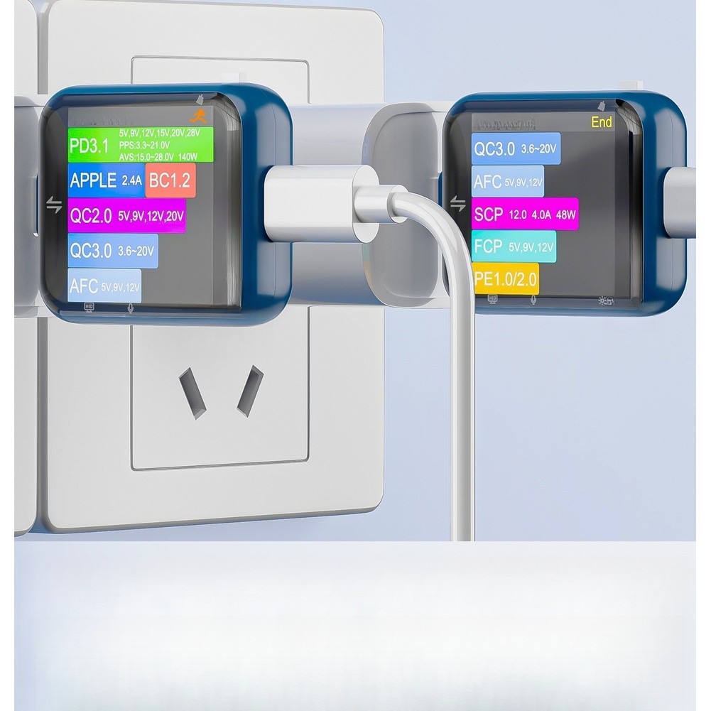 Testador USB T3P com tela sens - Tools Qc avaliação e preço
