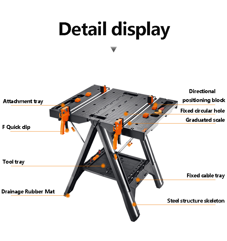 Serra de mesa portátil para ma - Workbench Portable Fold avaliação e preço
