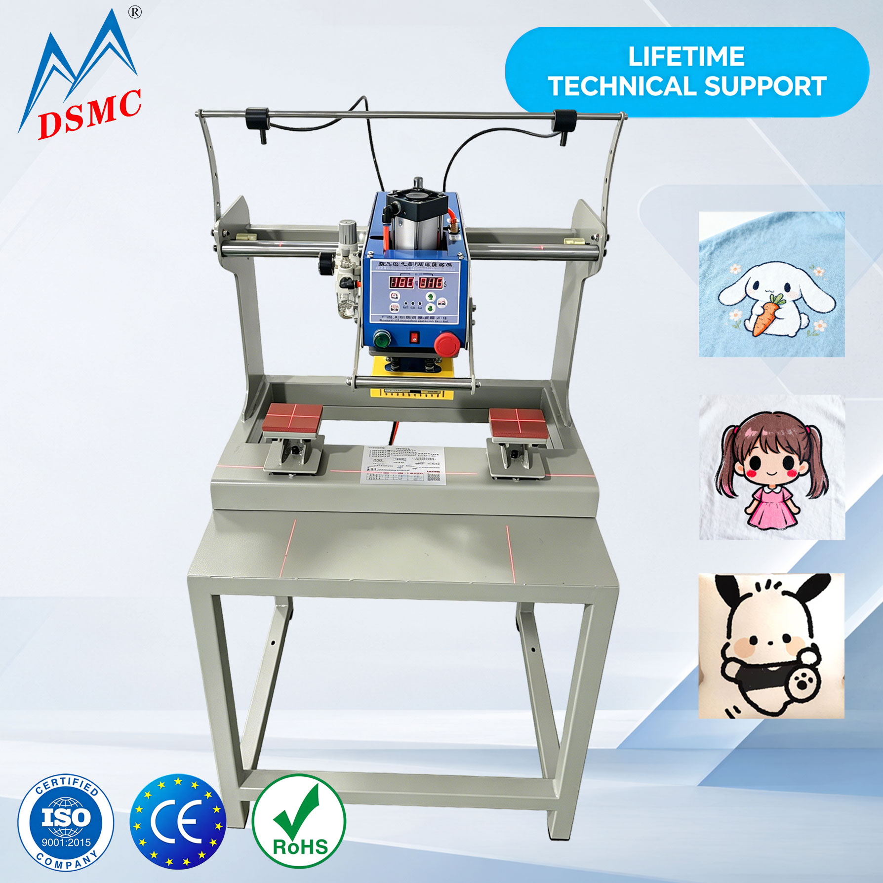 Máquina de Prensa Térmica de E - Workshop Tools Logo avaliação e preço