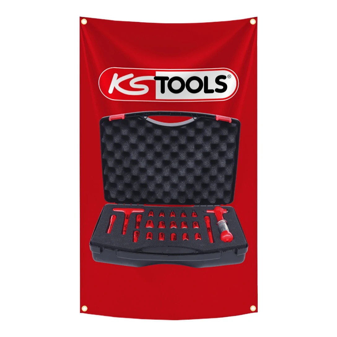 Tapeçaria de Bandeira da Marca - Ks Tools Workshop avaliação e preço