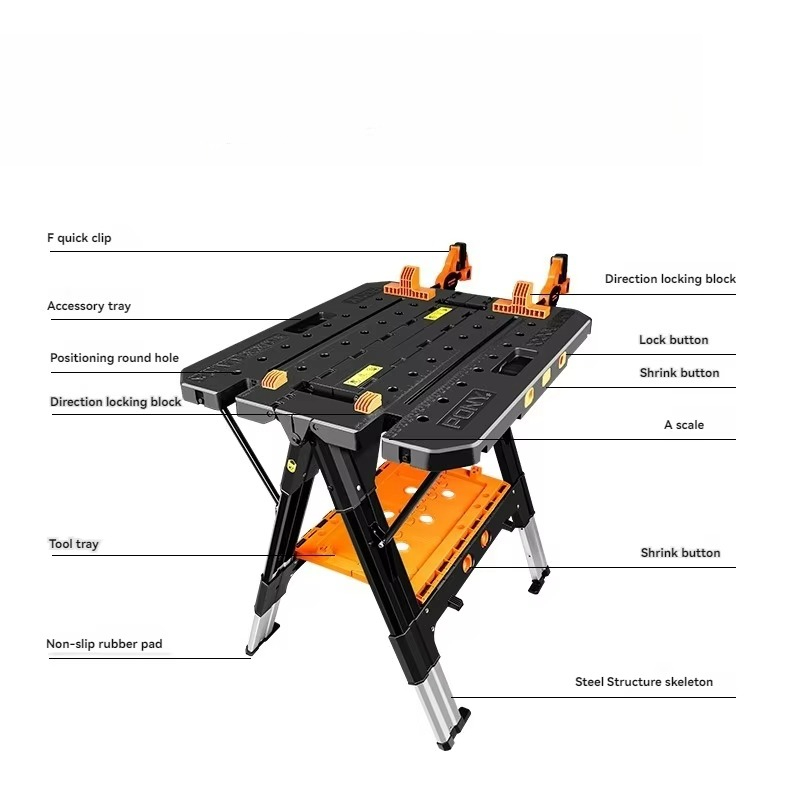 Mesa de trabalho dobrável port - Workbench Portable Fold avaliação e preço