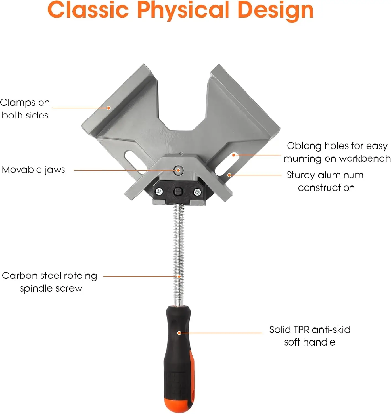 Grampo de Ângulo Reto de 90 Gr - Angle Clamp 90 avaliação e preço